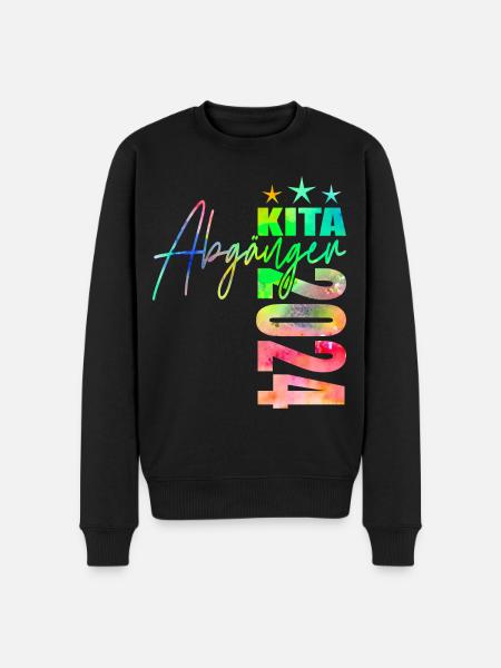 Kita Abgänger 2024 - Männer Premium Bio Pullover - Schwarz