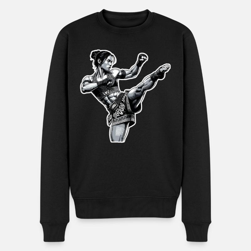 Muay Thaï Femme - Pull Premium bio Homme - noir