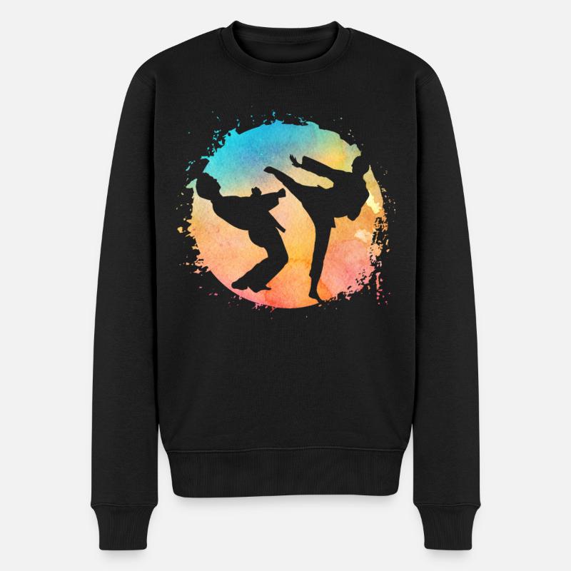 Taekwondo - Pull Premium bio Homme - noir