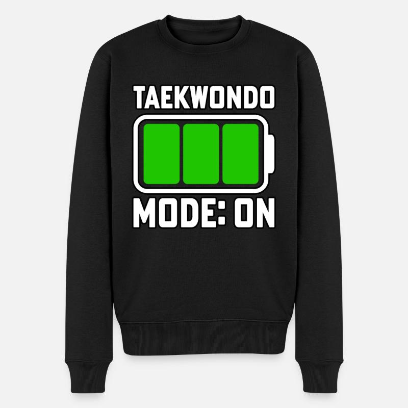 Mode Taekwondo activé - Pull Premium bio Homme - noir