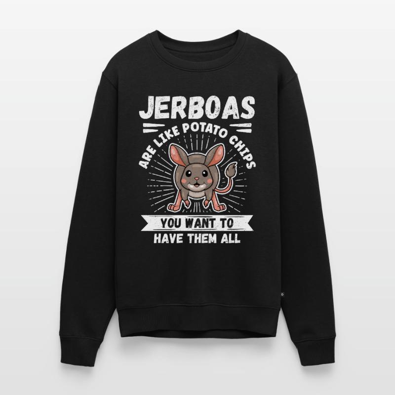 Springmaus Wüstenspringmäuse Springmäuse Geschenk Männer Premium Bio Pullover