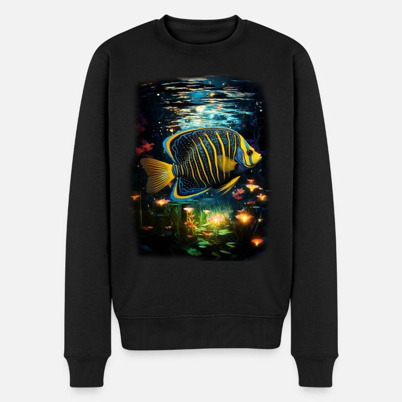 Angelfish - Pull Premium bio Homme - noir