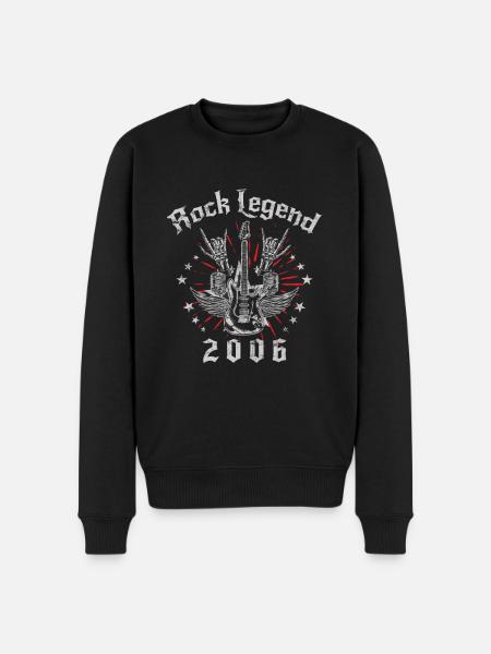 2006 Birthday Rock Legends Guitar - Men's Premium Organic Jumper - black