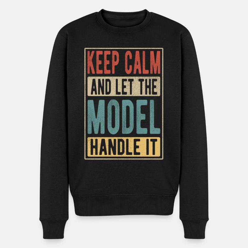 Modèle Retro Gift - Pull Premium bio Homme - noir