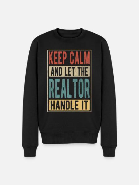 Makler Retro Geschenk - Männer Premium Bio Pullover - Schwarz