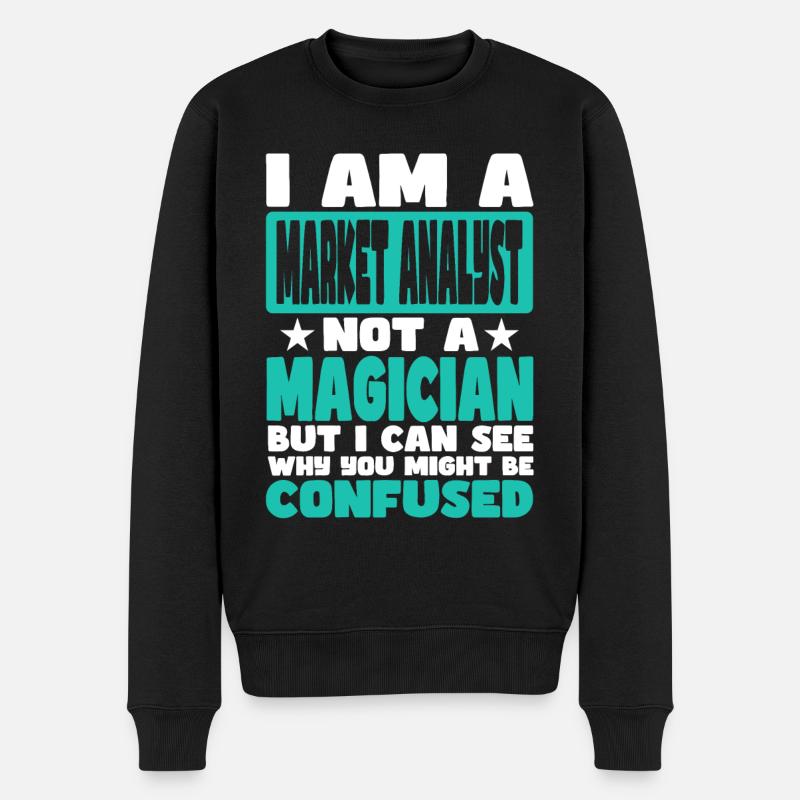 Analyste de marché - Pull Premium bio Homme - noir