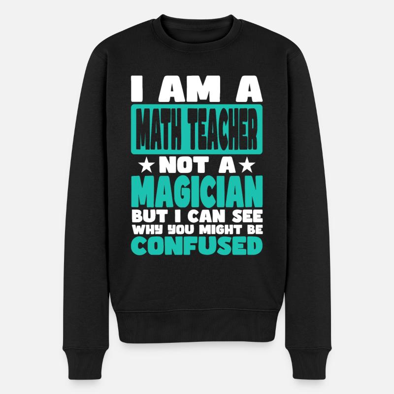 Professeur de mathématiques - Pull Premium bio Homme - noir