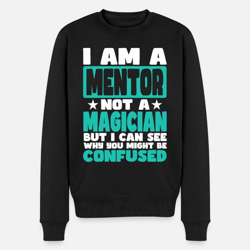 Mentor - Pull Premium bio Homme - noir