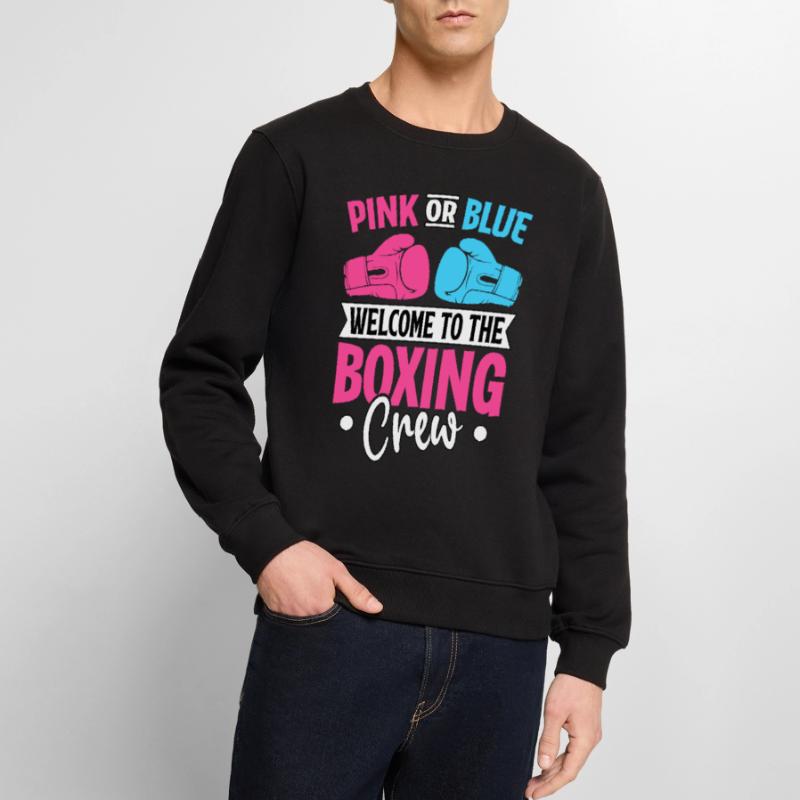 Pink oder Blau, willkommen in der Boxcrew Männer Premium Bio Pullover