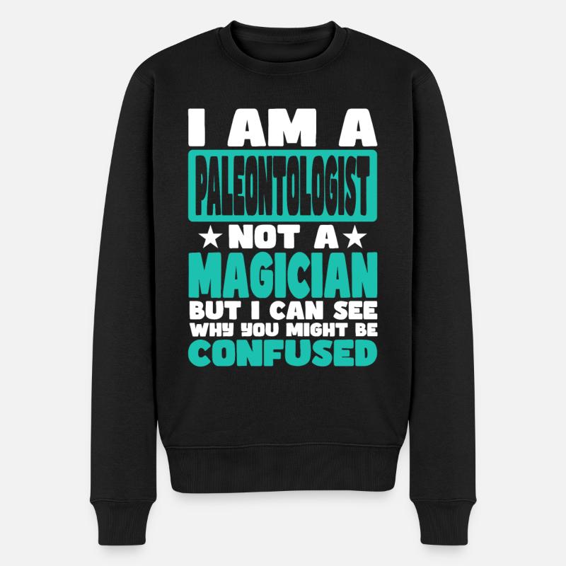 Paléontologiste - Pull Premium bio Homme - noir