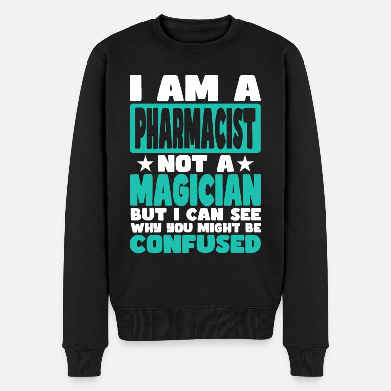 Pharmacien - Pull Premium bio Homme - noir