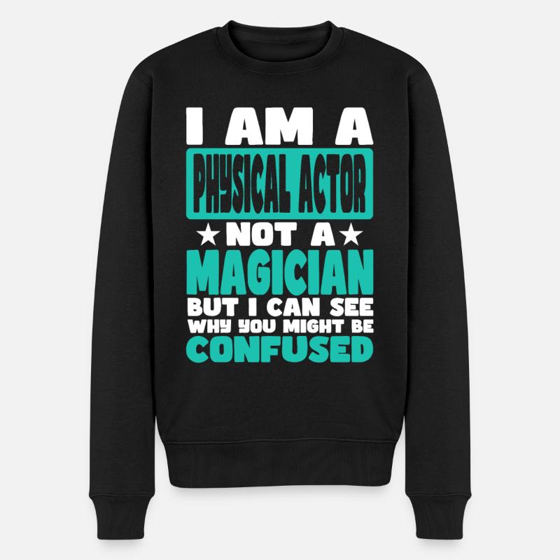 Acteur physique - Pull Premium bio Homme - noir