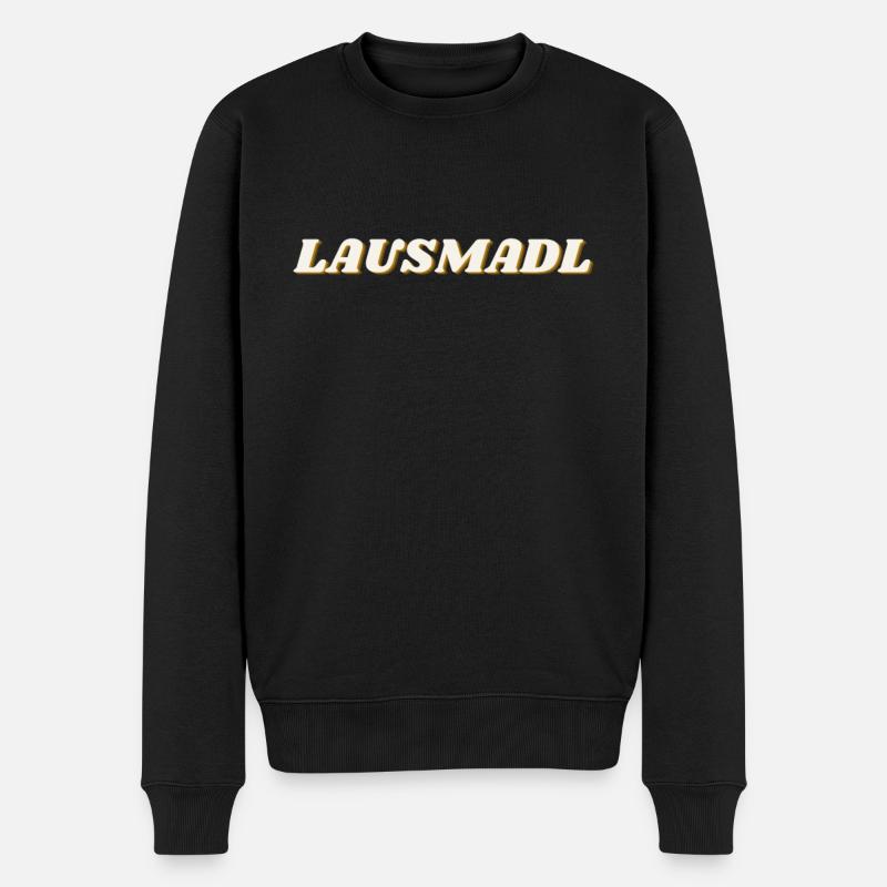 Lausmadl - Pull Premium bio Homme - noir