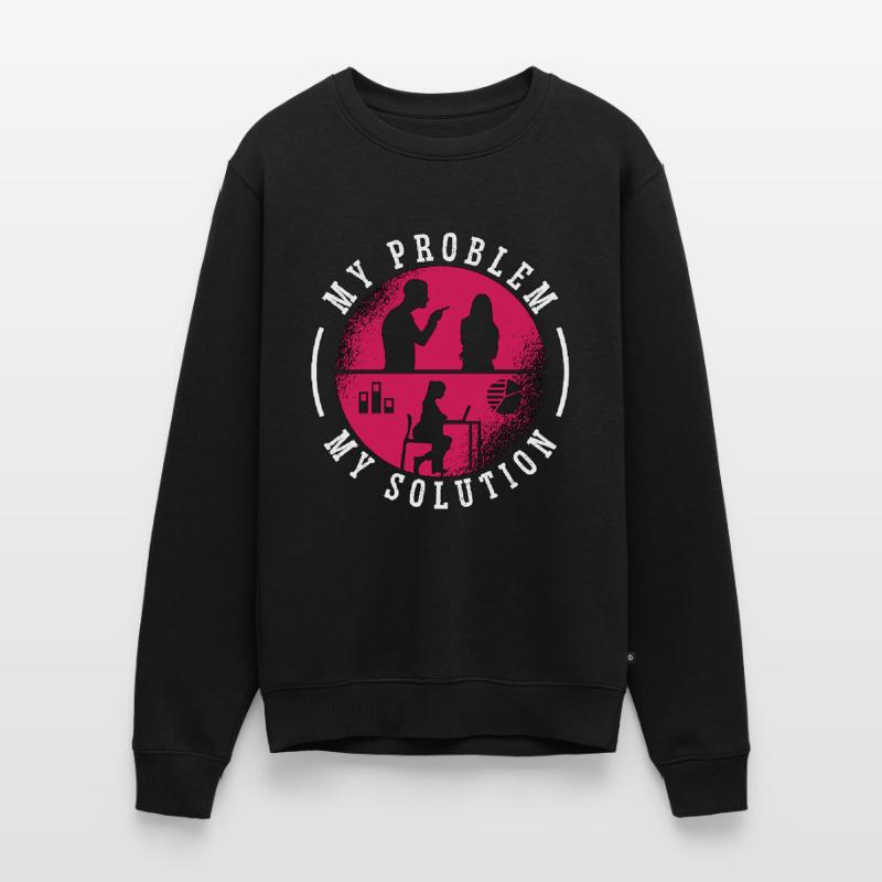Data Analyst My Problem My Solution Pictogram Mom Männer Premium Bio Pullover