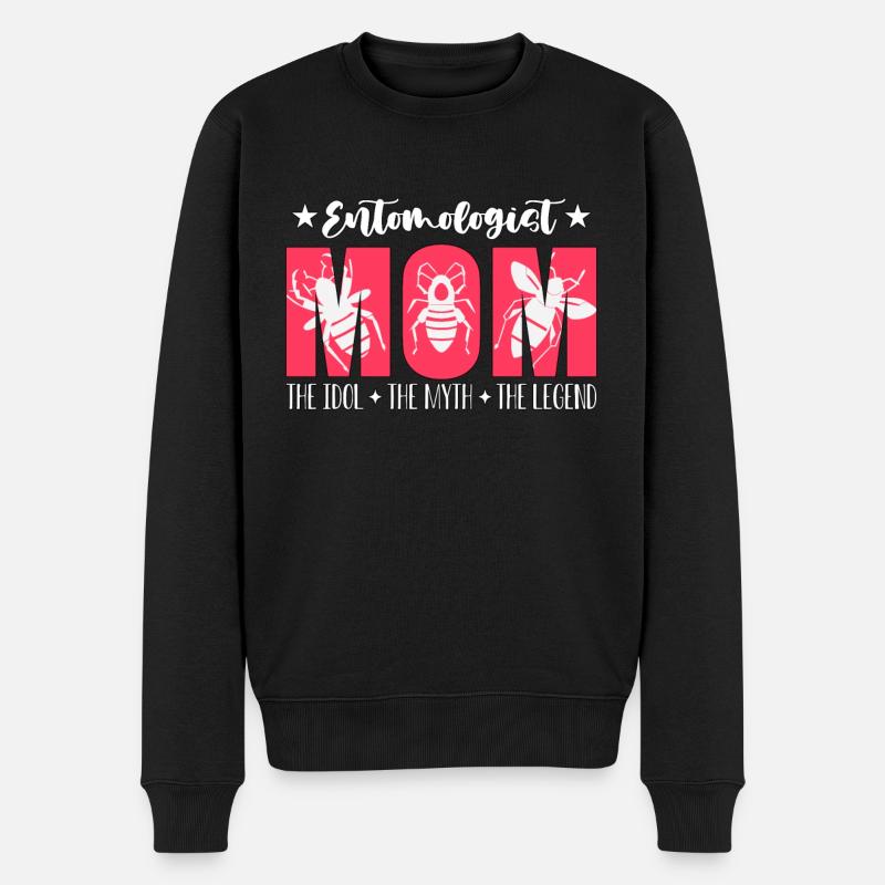 Entomologiste Maman L’Idole L’Insecte Scientifique - Pull Premium bio Homme - noir