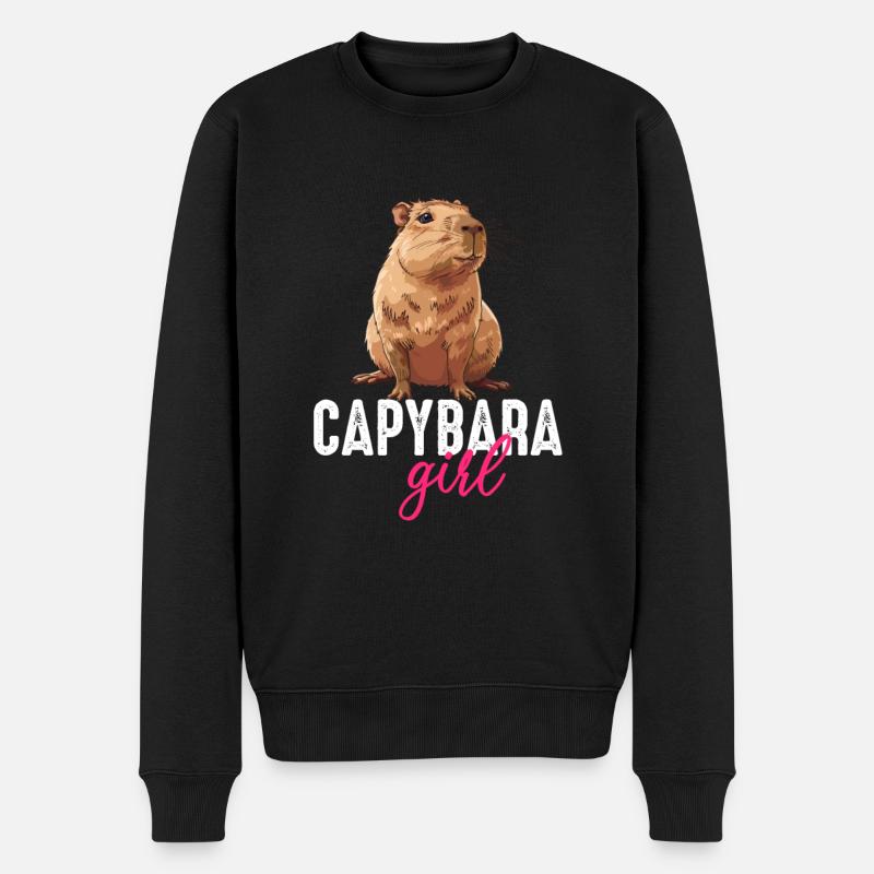 Capybara fille - Pull Premium bio Homme - noir