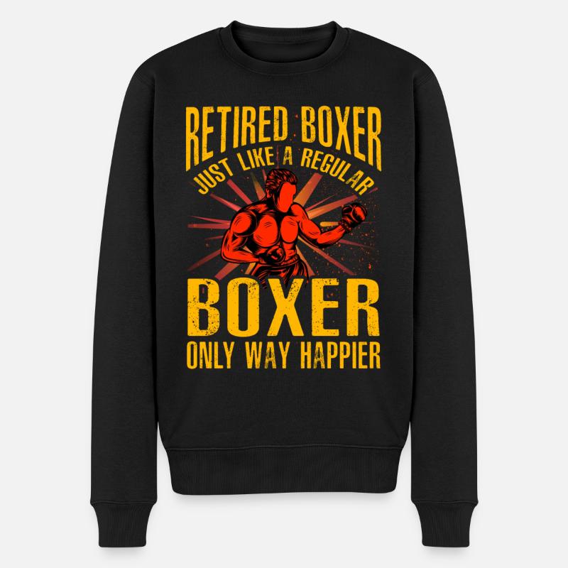 Boxeur à la retraite - Pull Premium bio Homme - noir