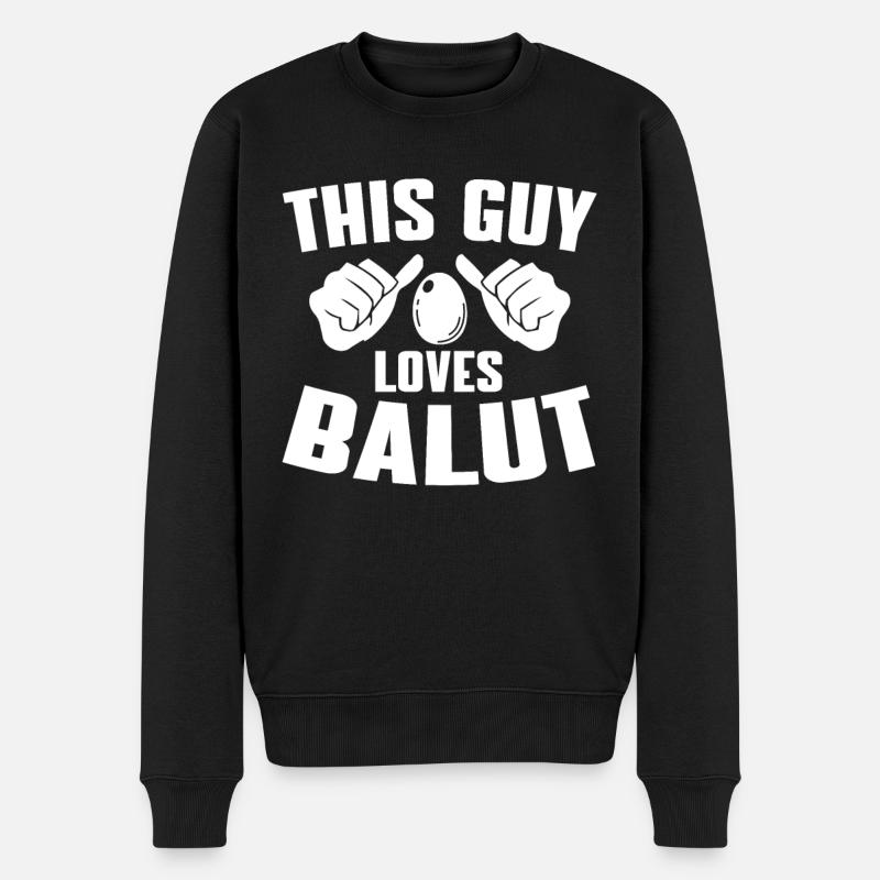 Humour balut - Pull Premium bio Homme - noir