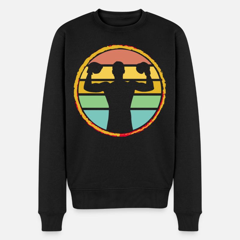 Boxe - Pull Premium bio Homme - noir