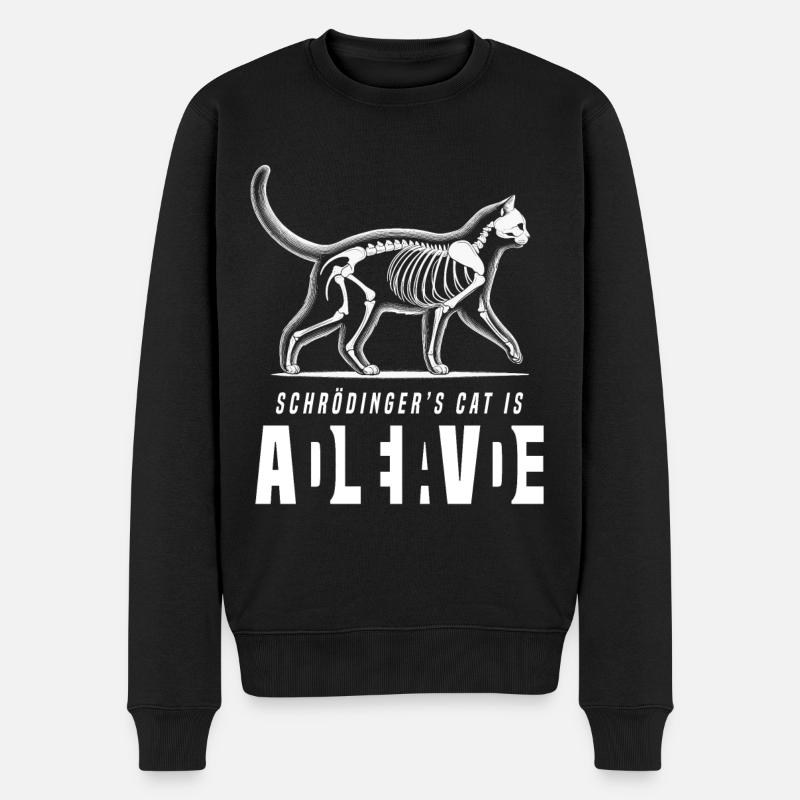 Chat de Schrödinger - Pull Premium bio Homme - noir