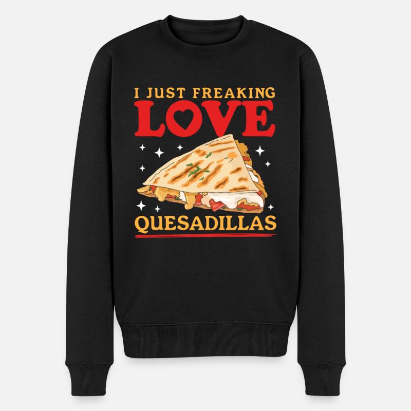 Quesadilla Tortilla Quesadillas Cadeau - Pull Premium bio Homme - noir