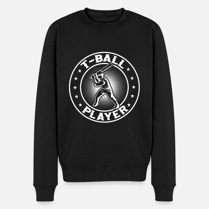 T-ball Player Teeball Player - Men's Premium Organic Jumper - black