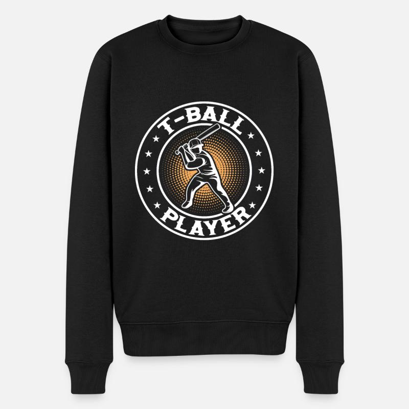 Teeball Player T-ball Player - Men's Premium Organic Jumper - black