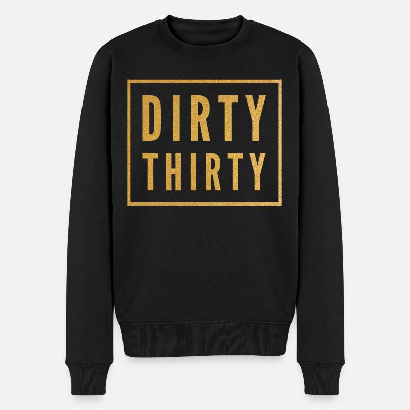 Dirty Thirty 30e anniversaire - Pull Premium bio Homme - noir