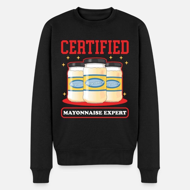 Mayonnaise Expert Mayo Cadeau - Pull Premium bio Homme - noir