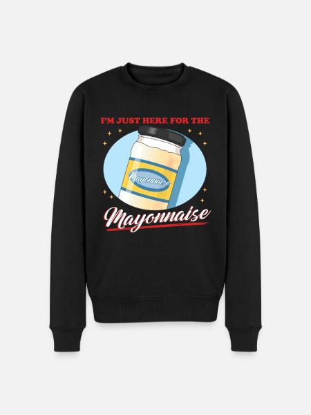Mayonnaise Lover Mayo Gift - Men's Premium Organic Jumper - black