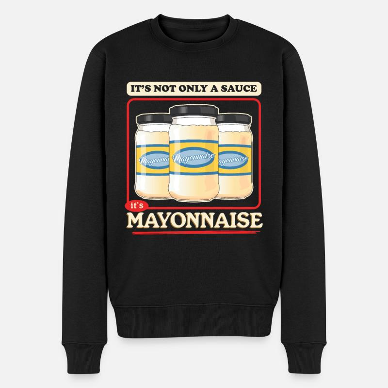 Mayonnaise Yummy Mayo cadeau - Pull Premium bio Homme - noir