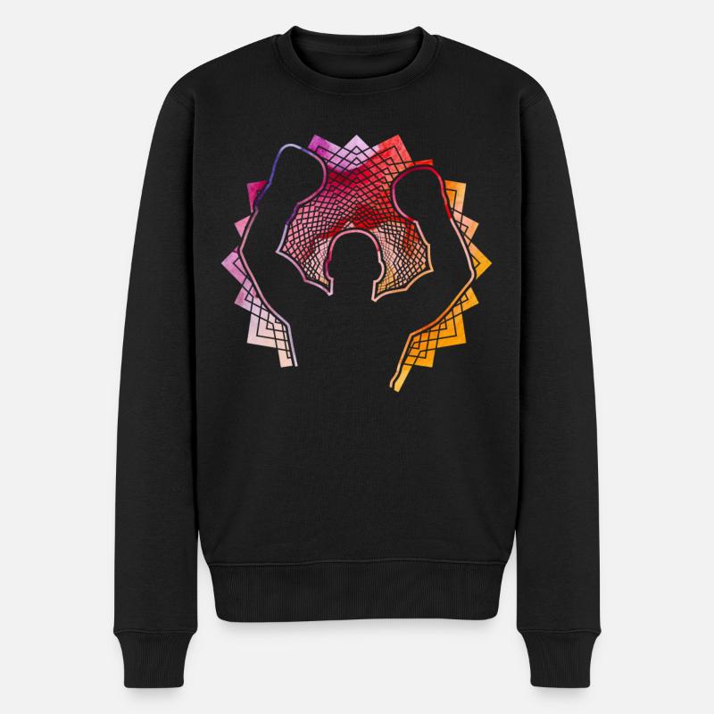 Boxe - Pull Premium bio Homme - noir