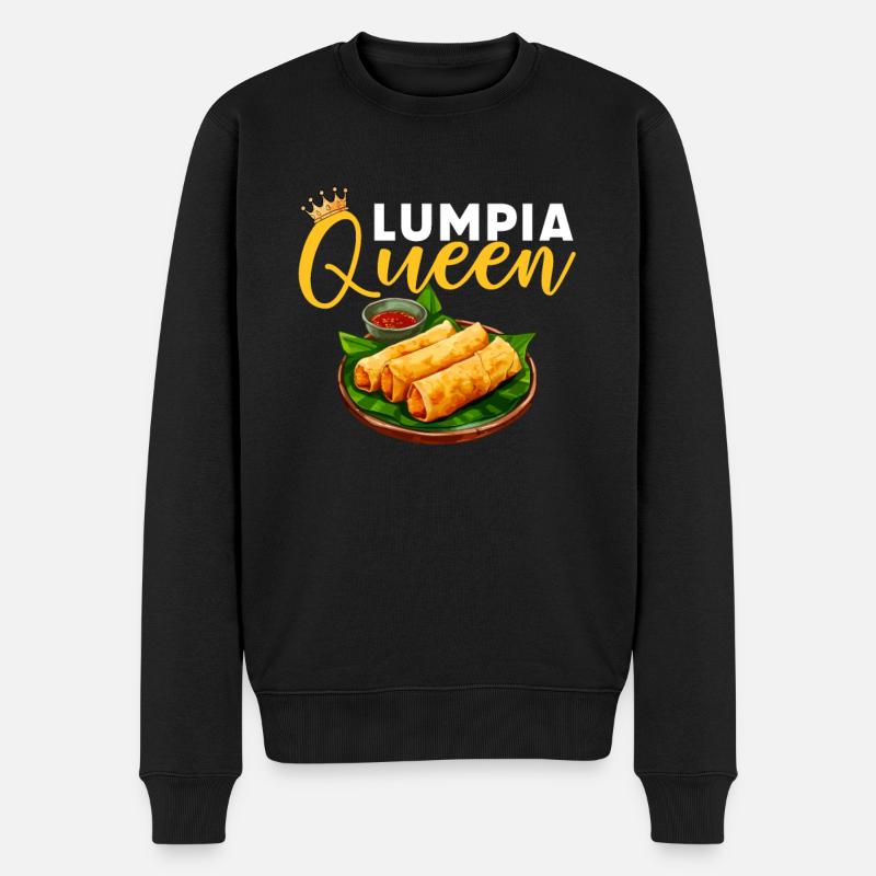 Lumpia Queen, cuisine philippine - Pull Premium bio Homme - noir