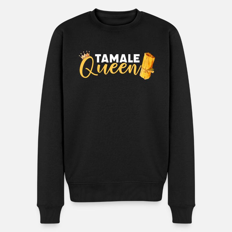 Cuisine mexicaine de Tamale - Pull Premium bio Homme - noir