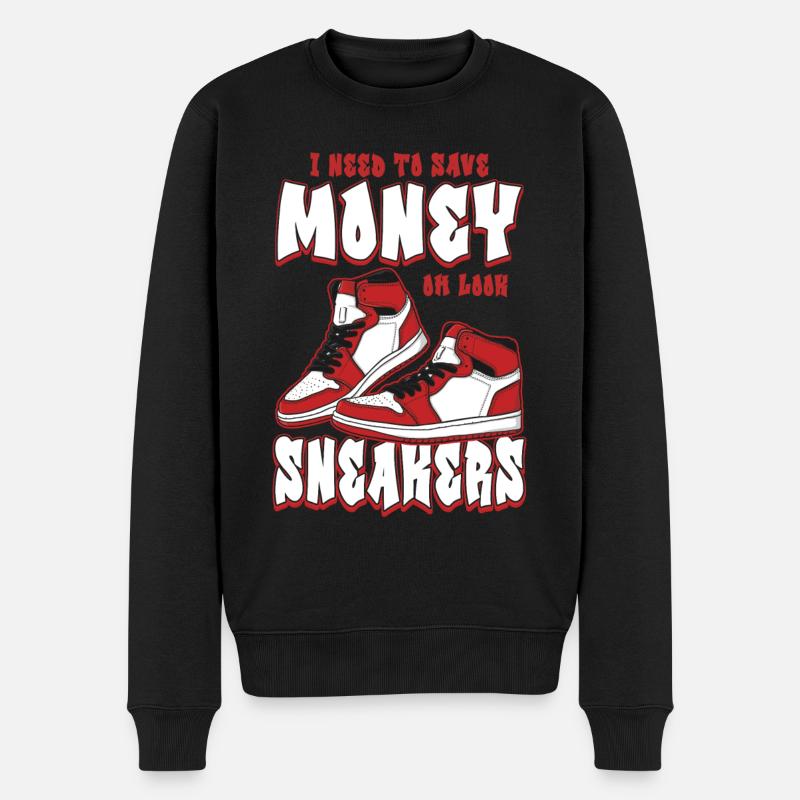 Collectionneur de baskets - Pull Premium bio Homme - noir