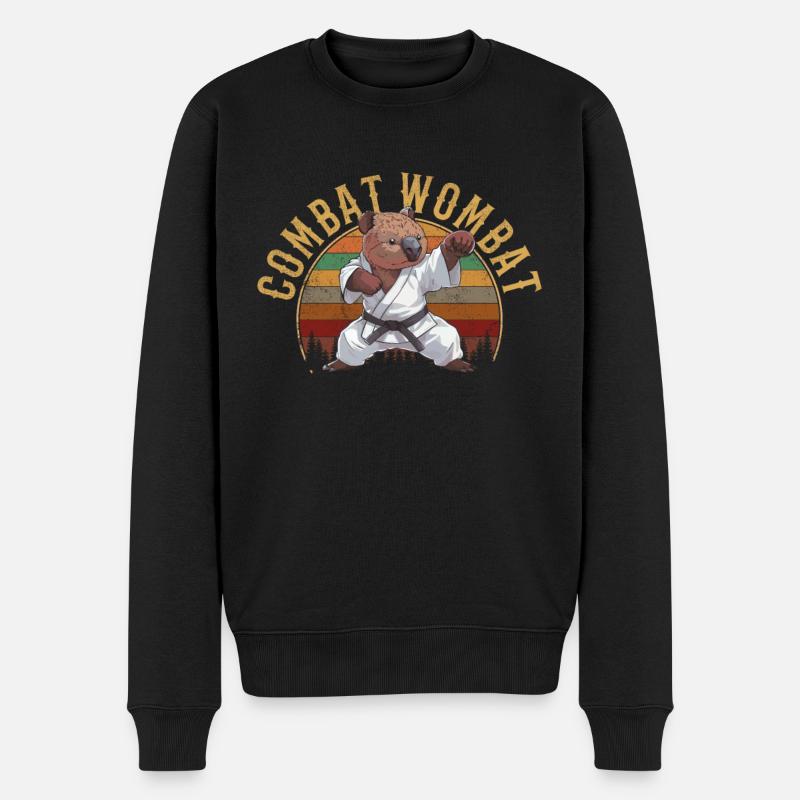 wombat aussie wombat australien - Pull Premium bio Homme - noir