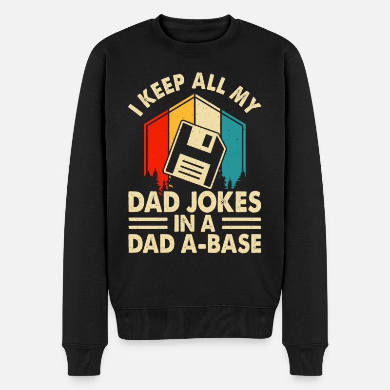 Papa Blagues Papa Vater - Pull Premium bio Homme - noir