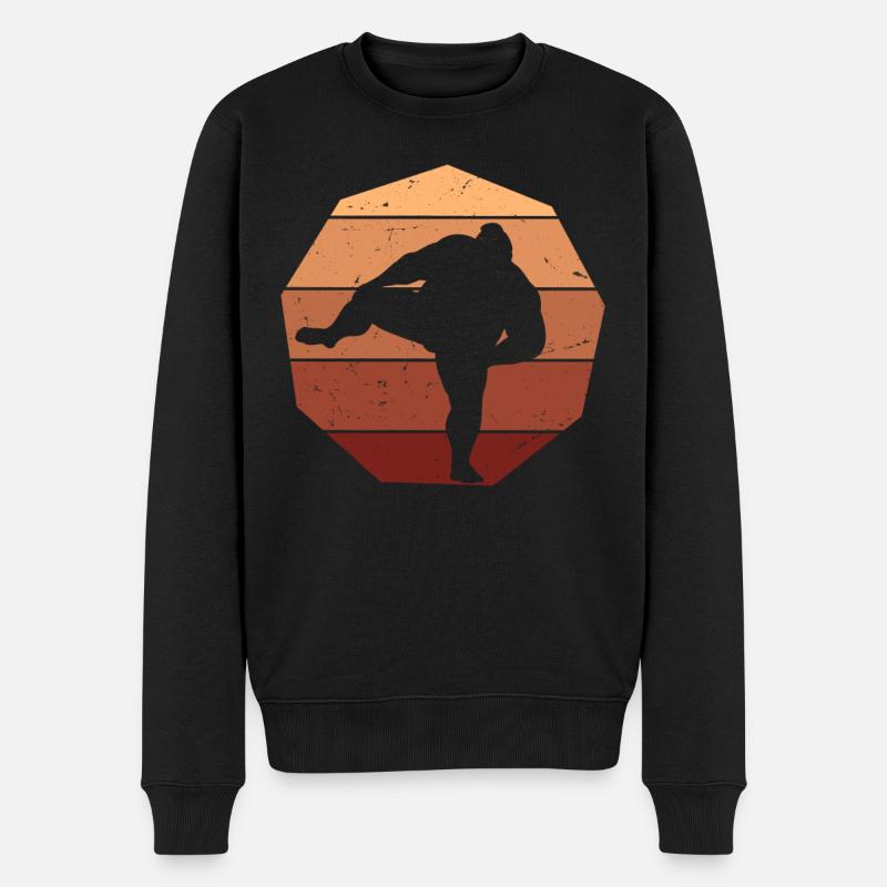 Sumo - Pull Premium bio Homme - noir