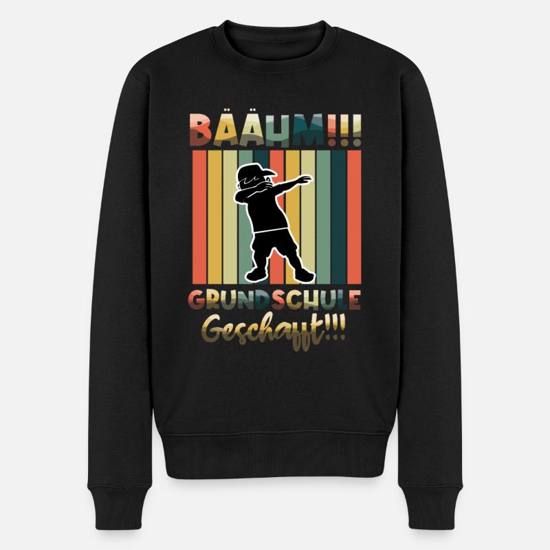 Élève de l’école primaire terminée - Pull Premium bio Homme - noir