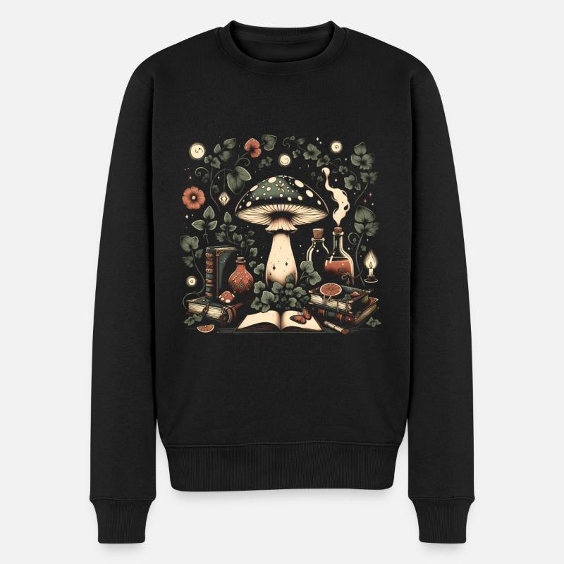 Champignons Gobelins - Pull Premium bio Homme - noir