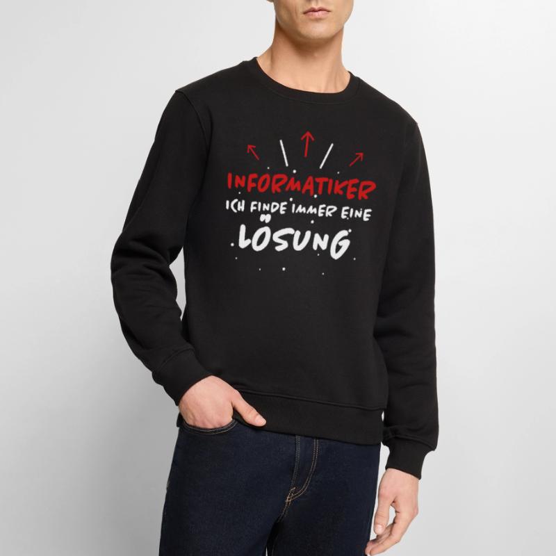 Informatiker Spruch Lustige Programmierer Geschenk Männer Premium Bio Pullover