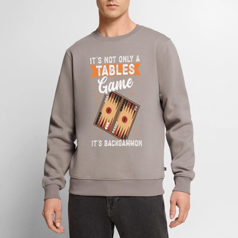 Backgammon Board Game Backgammon Game Gift Men's Premium Organic Jumper