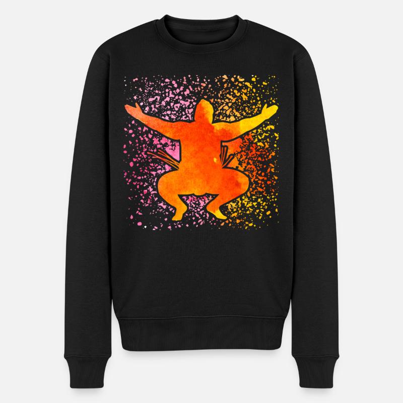Sumo - Männer Premium Bio Pullover - Schwarz