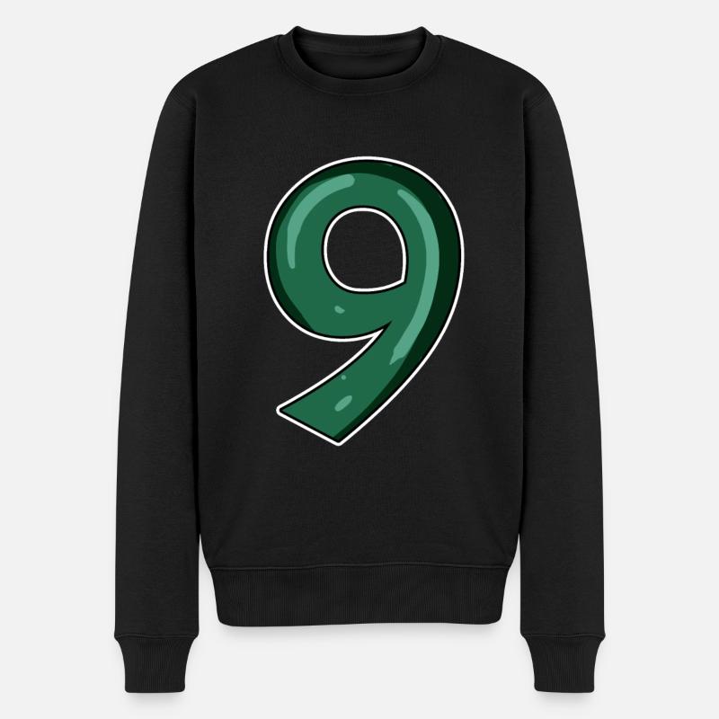 Graphique 9 - Pull Premium bio Homme - noir