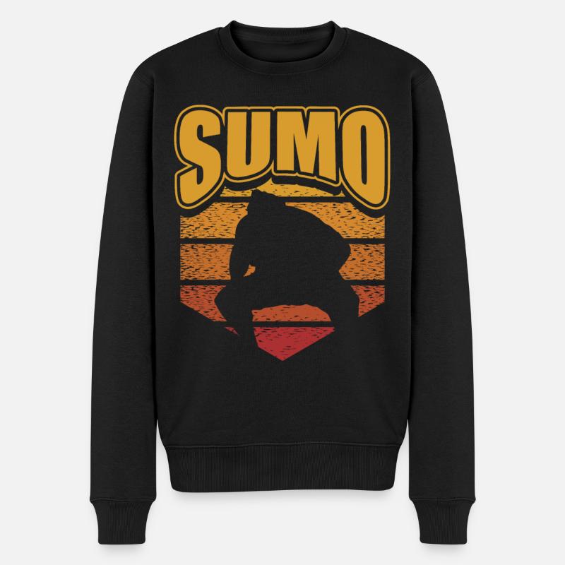 Sumo - Pull Premium bio Homme - noir