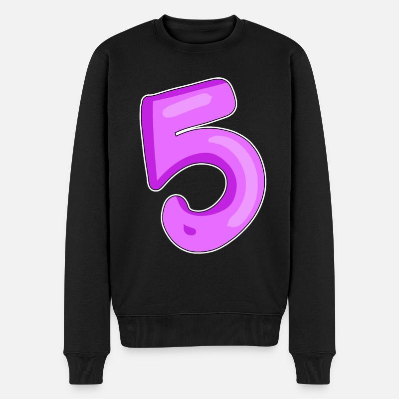 Numéro numéro 5 - Pull Premium bio Homme - noir