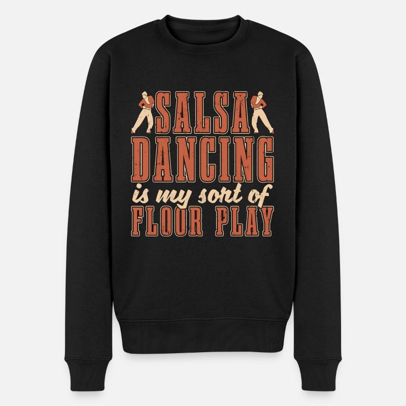Salsa Dancing Is My Sort Dance Sport Salsa Dancer - Männer Premium Bio Pullover - Schwarz