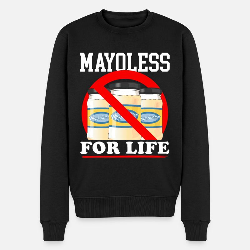 Mayonnaise Mayoless Mayo cadeau - Pull Premium bio Homme - noir