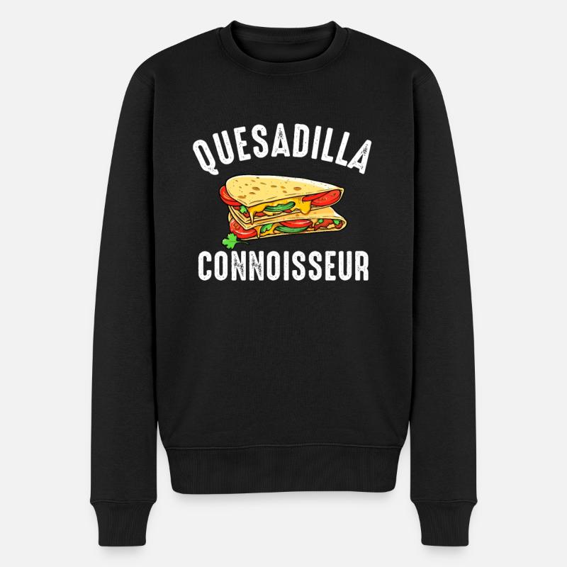 Connaisseur de quesadilla - Pull Premium bio Homme - noir
