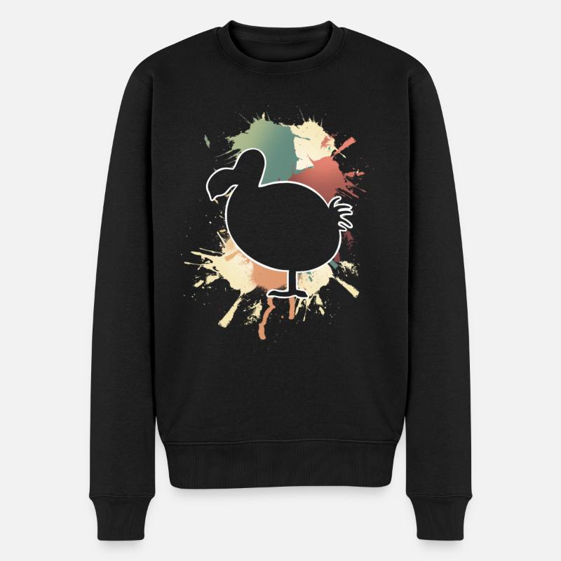 Dodo - Männer Premium Bio Pullover - Schwarz